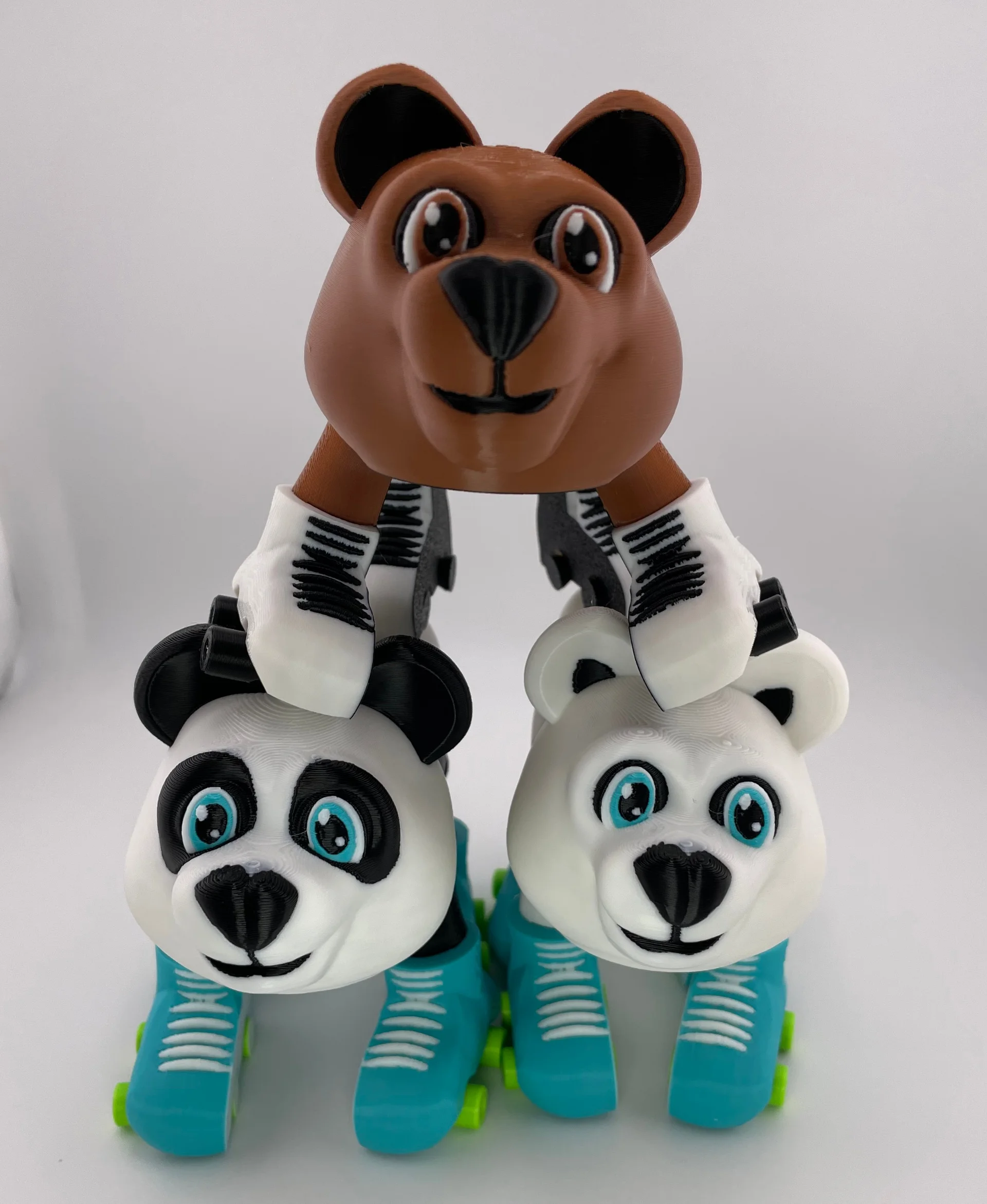 Bears on Skates Flexis 3d model