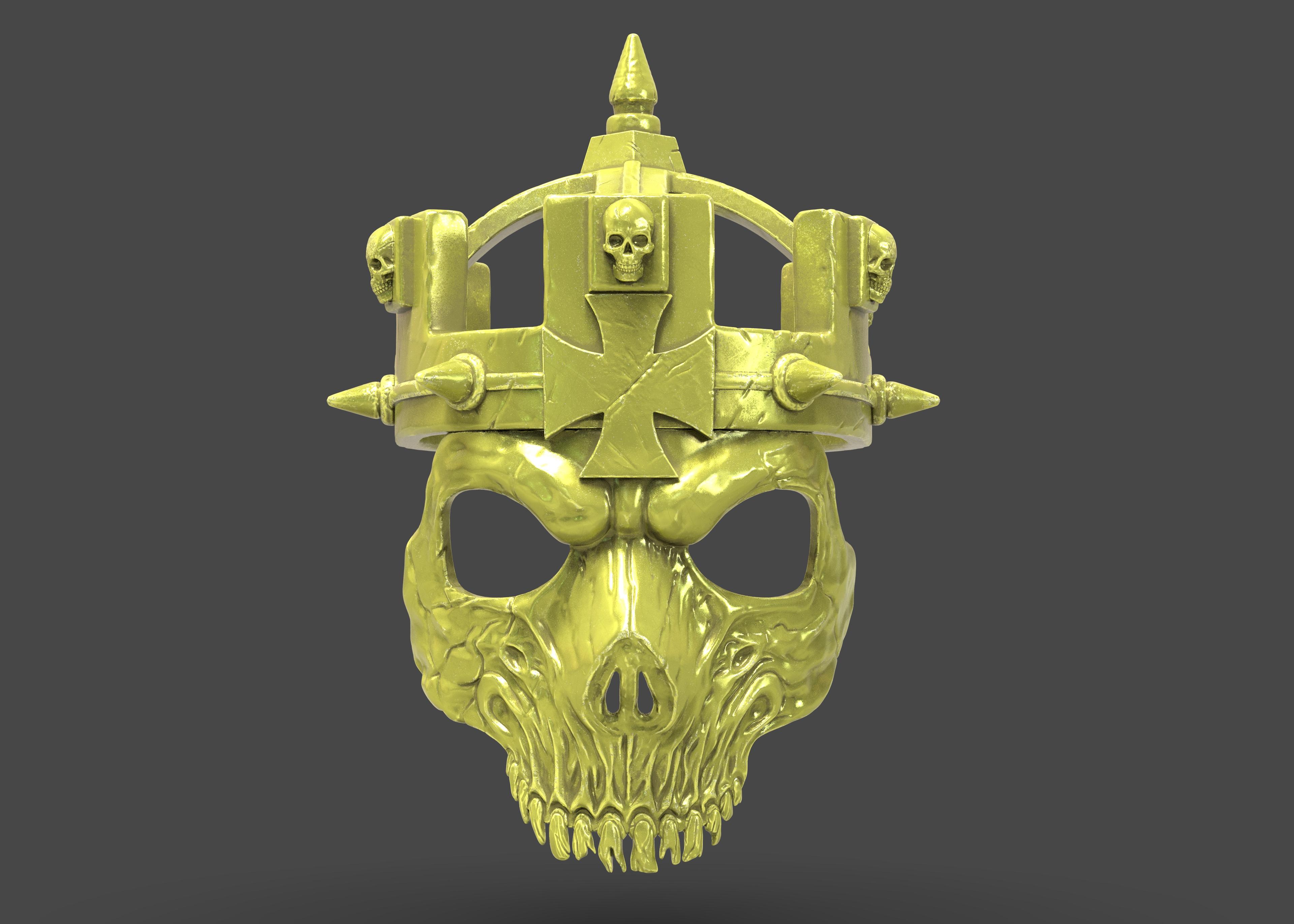 Triple H Skull Crown 3d model