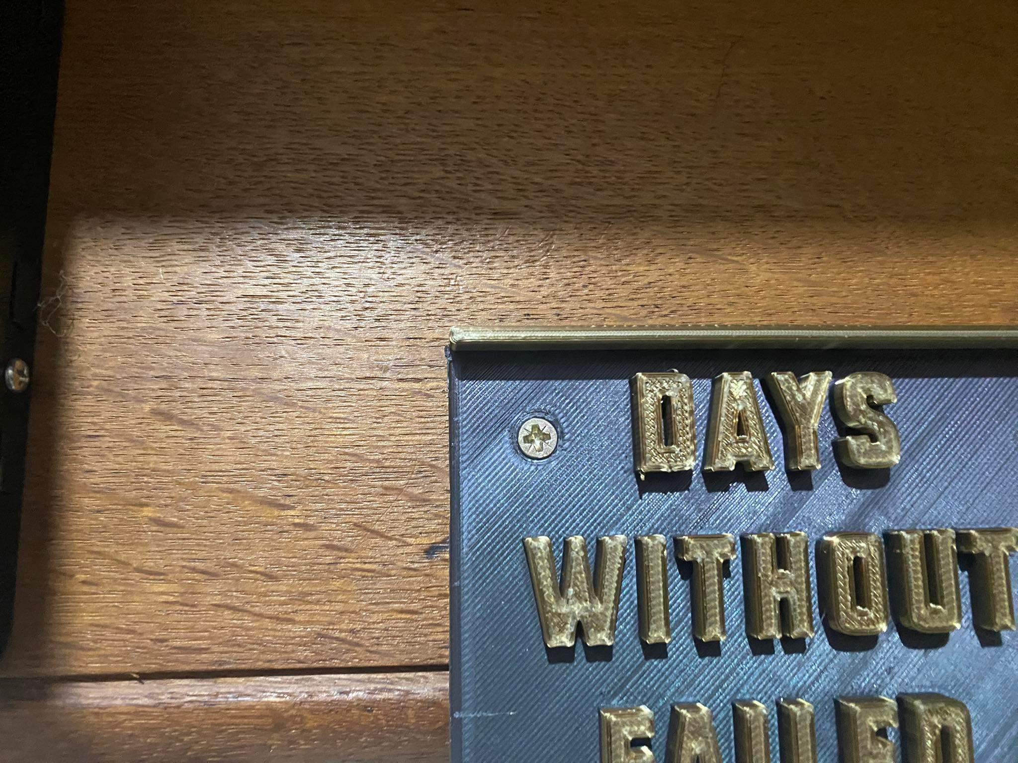 Days Without Failed Prints 3d model