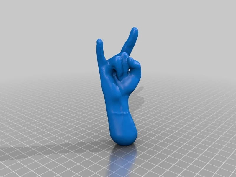 Sign of the Horns 3d model