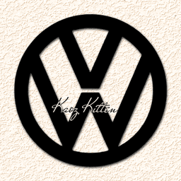 Volkswagen Auto Logo Car Symbol Wall Art Home Decor 3d model