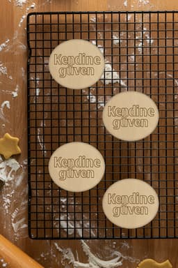 Kendine Güven Cookie Cutter, Biscuit Cutter 3d model