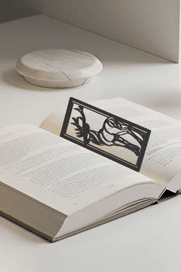 Deer Bookmark, Gift Idea 3d model