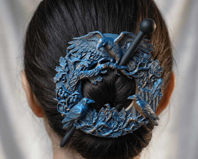 HairBrooch_0012.3mf 3d model