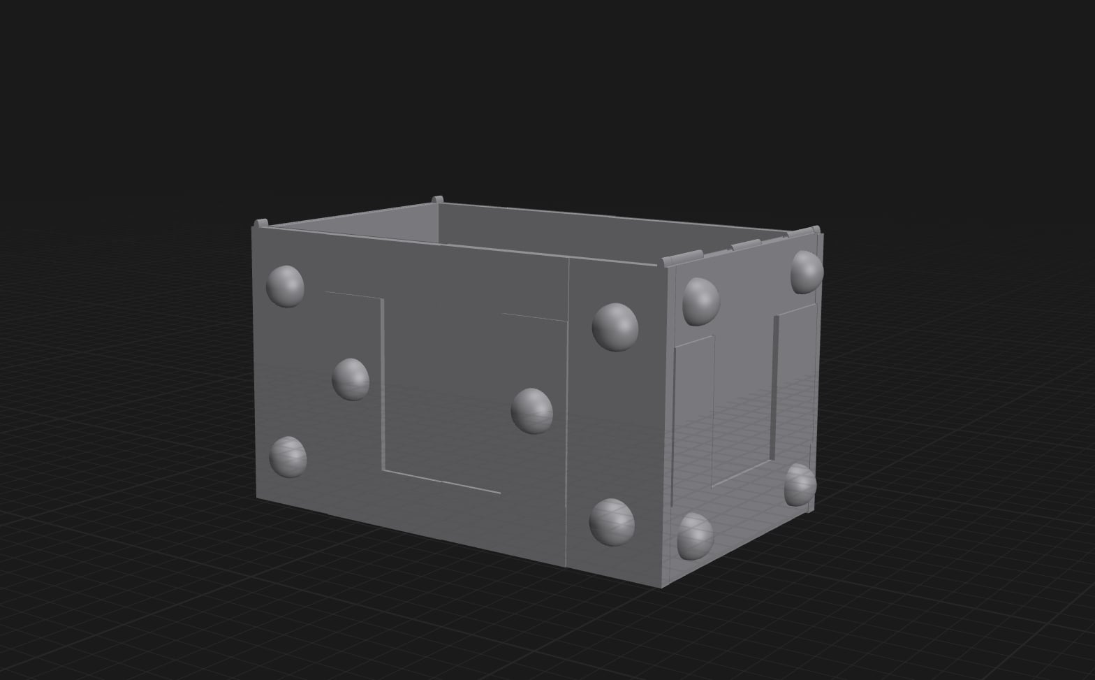 Treasure Box No Top 3d model