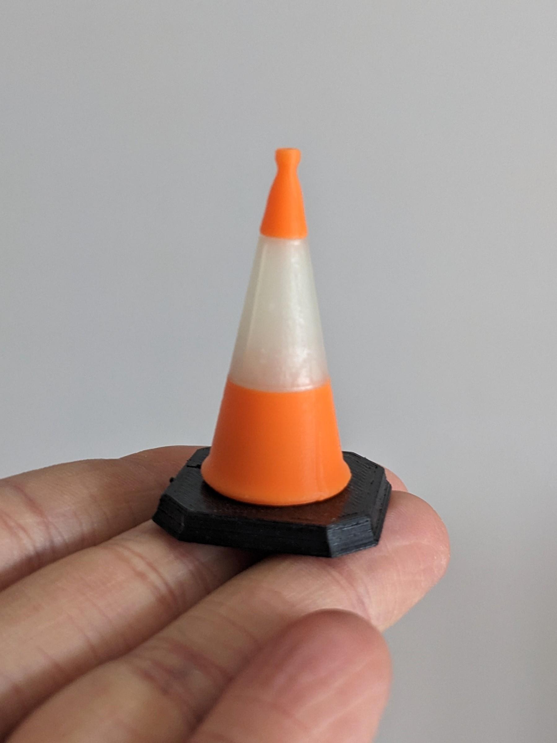 Traffic Cone - Multi-part 3d model