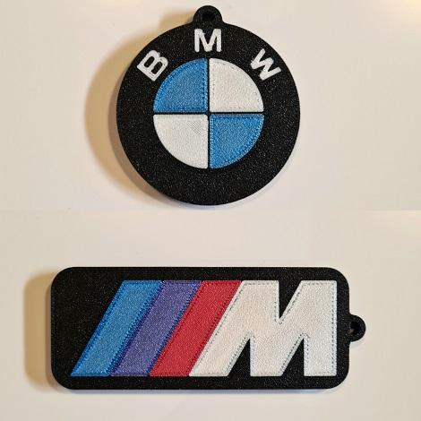 BMW key chain for multi color printing. 3d model