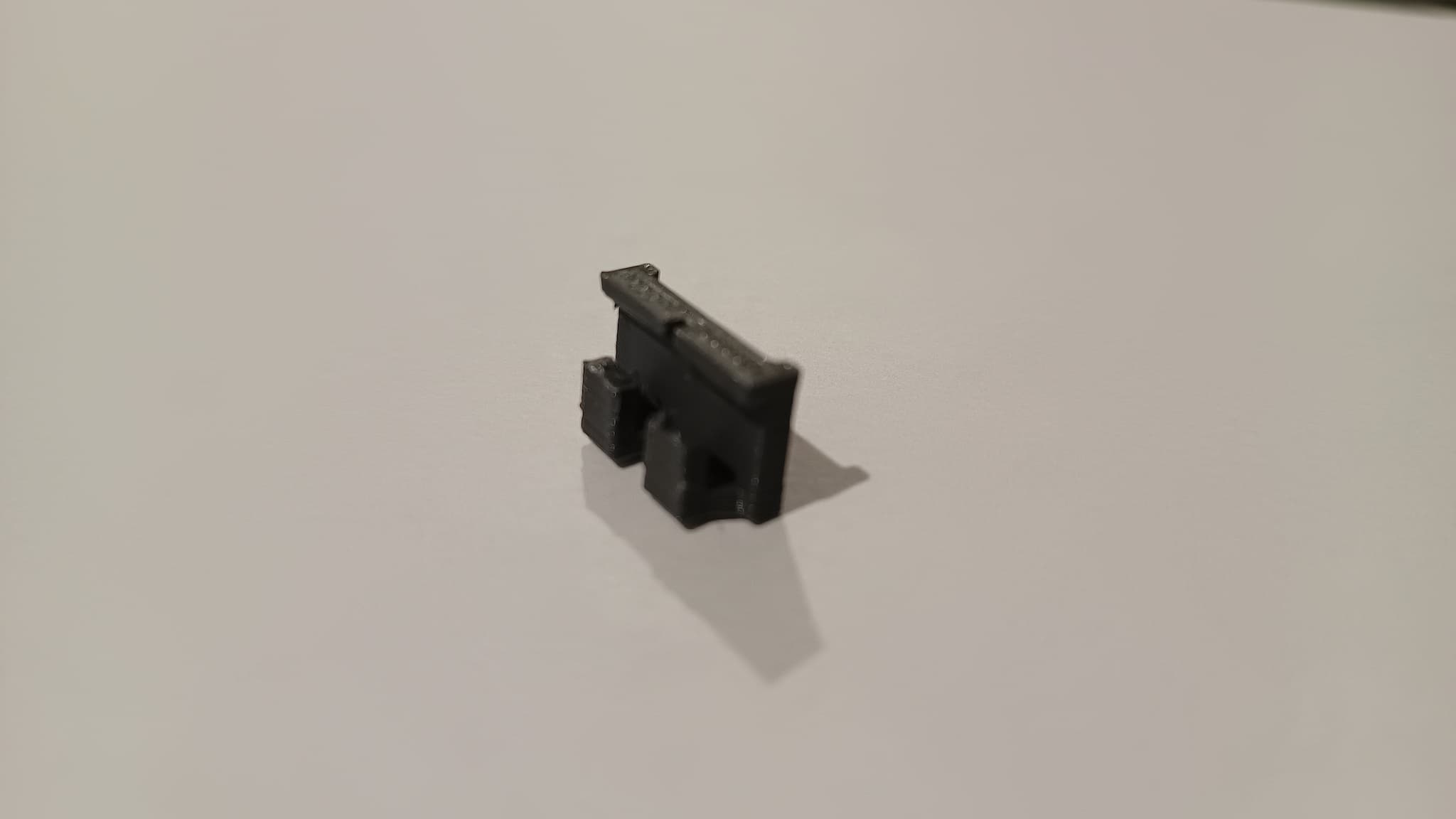 Slotcar track holder clip 3d model