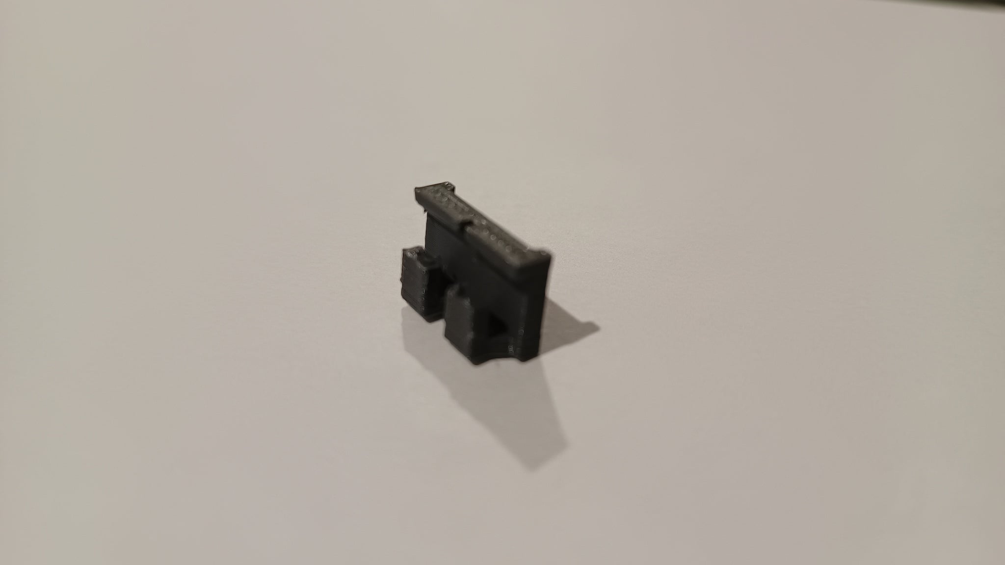 Slotcar track holder clip 3d model