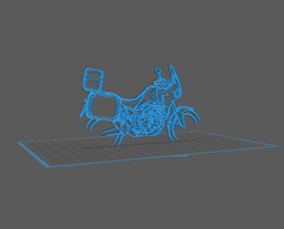 Honda - CRF 1000 Wall Art 3d model