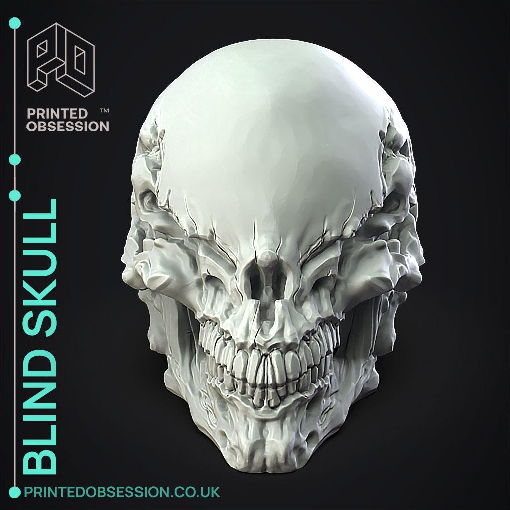 Blind Skull - Sculpture 3d model