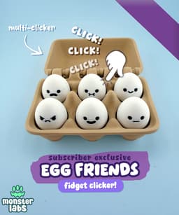 EXCLUSIVE: Egg Friends Fidget Multi-Clicker 3d model