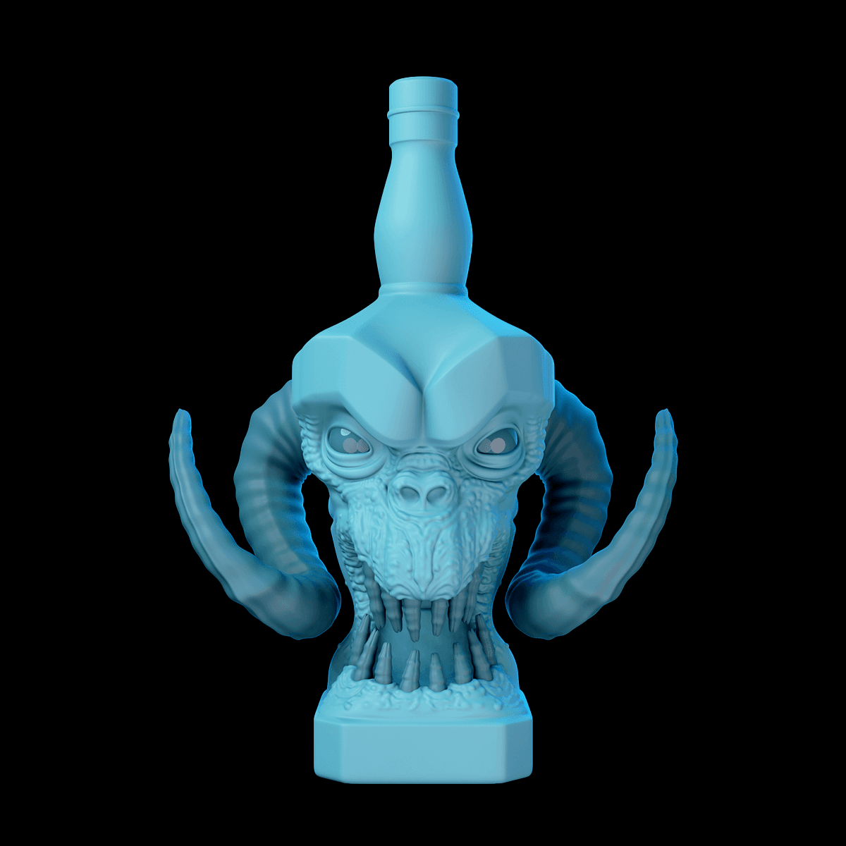 Jack Daniels Demon bottle 3d model