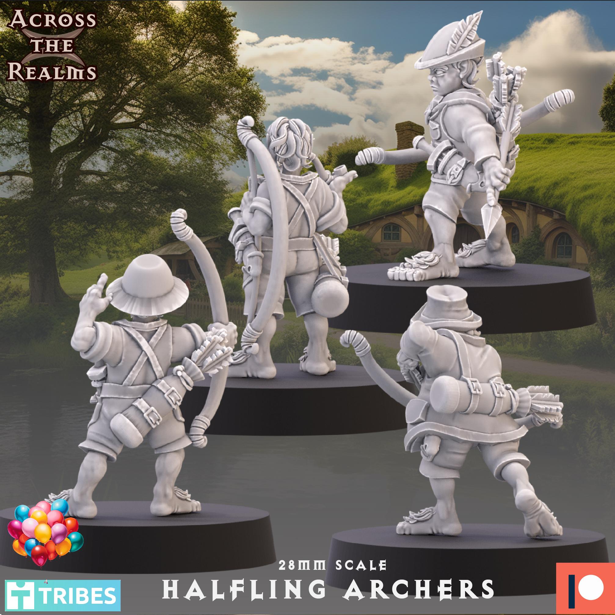 Halfling Archers 3d model