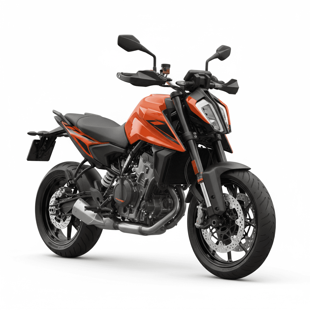KTM 890 SMT Supermoto Touring Motorcycle 3d model