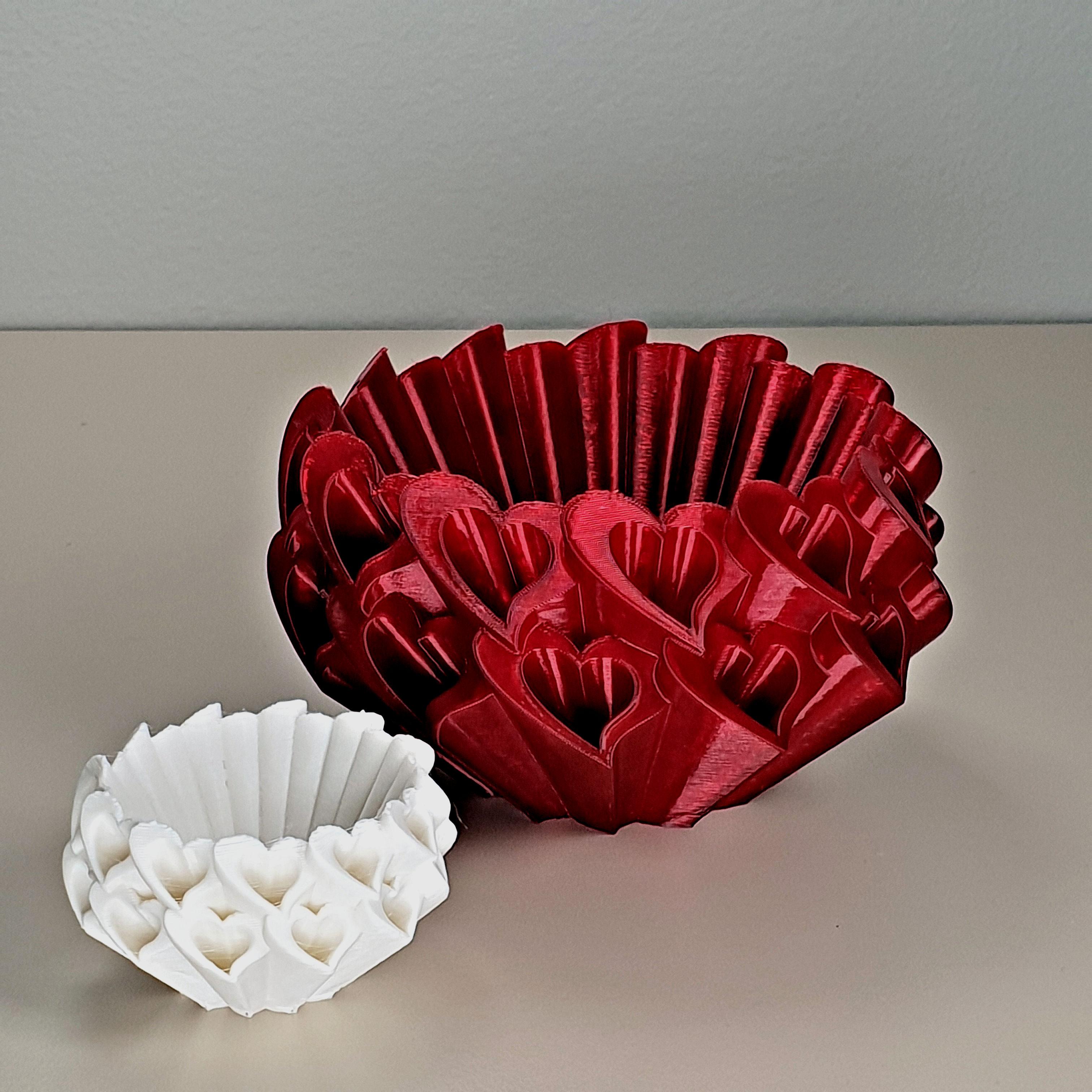 Hearts bowl 3d model