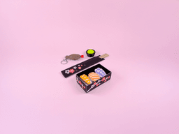 Cute Flexi Sushi Nigiri Salmon, Fun Keychain Toy, Sushi Collection 3d model
