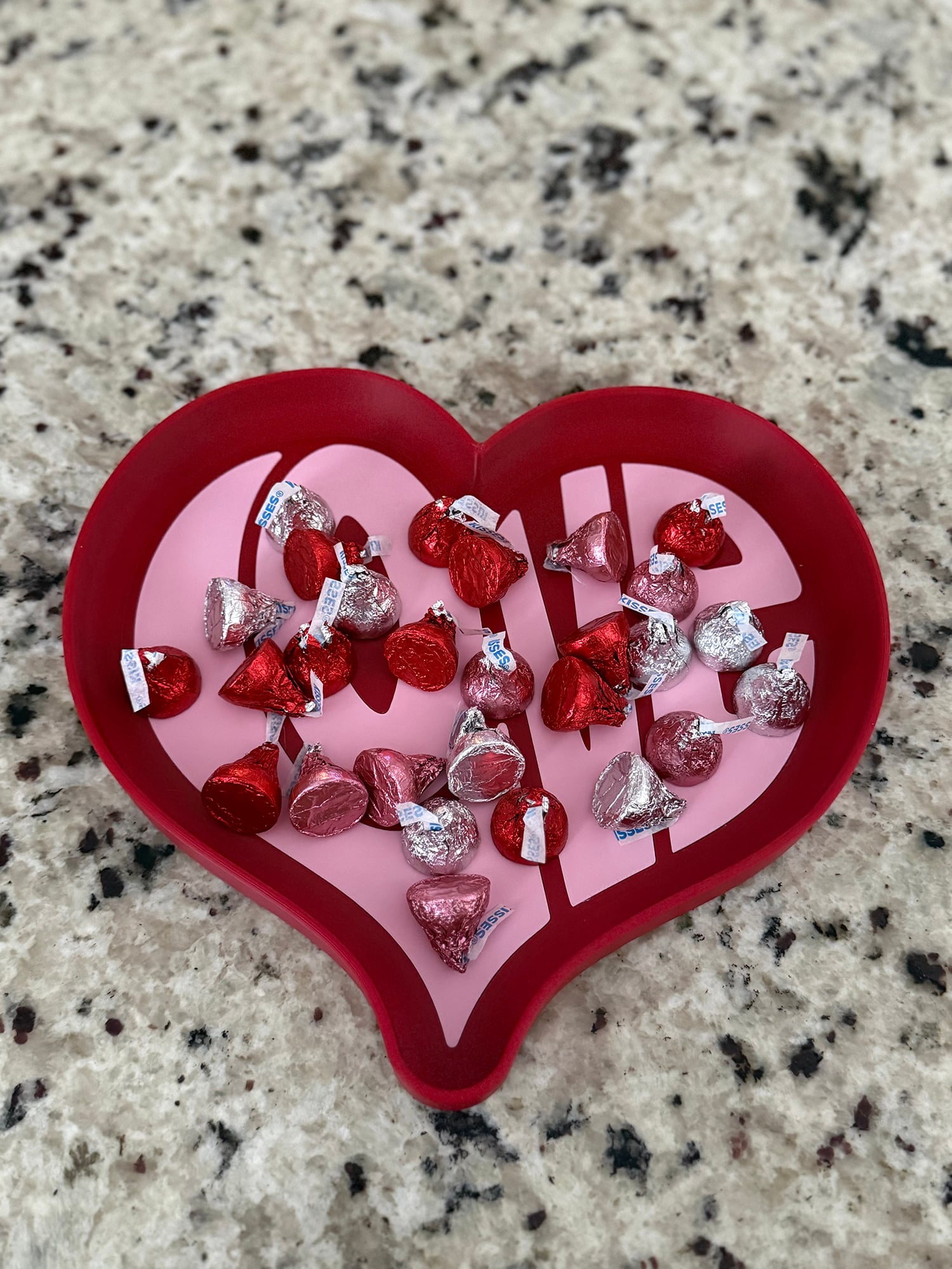 Love Heart Tray 3d model