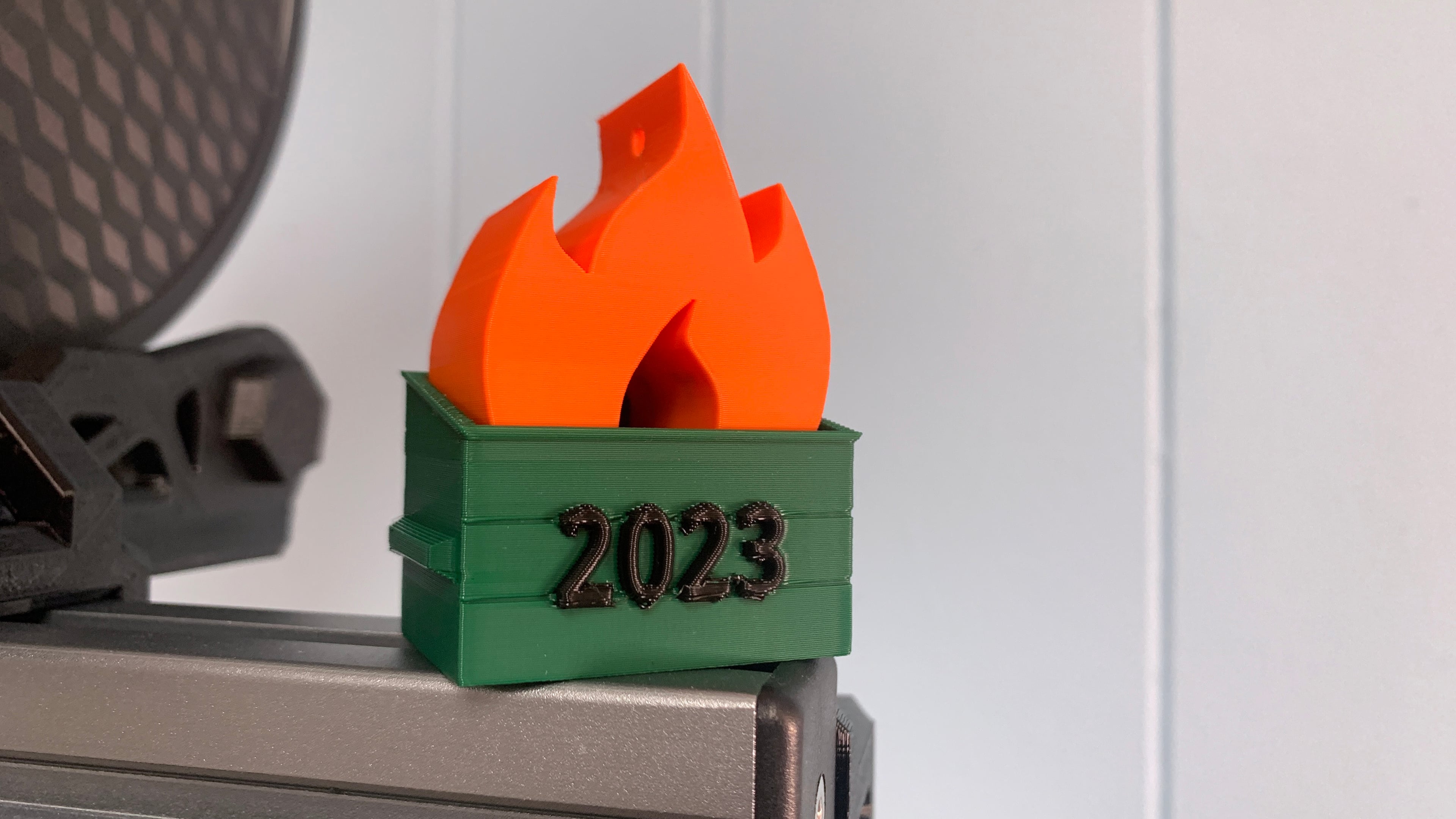 2023 Dumpster Fire - Dumpster Fire 2023 on the Bambu P1P - 3d model