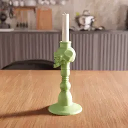 Zombie Monster Candlestick Holder 3d model