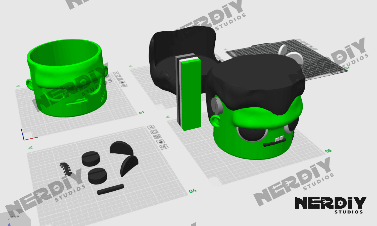 Frankenstein Candy Bowl 3d model