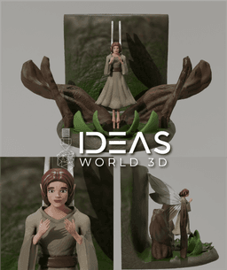 Fairy Book Holder 3d model