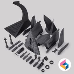 F-117 Night hawk - Foldable design 3d model