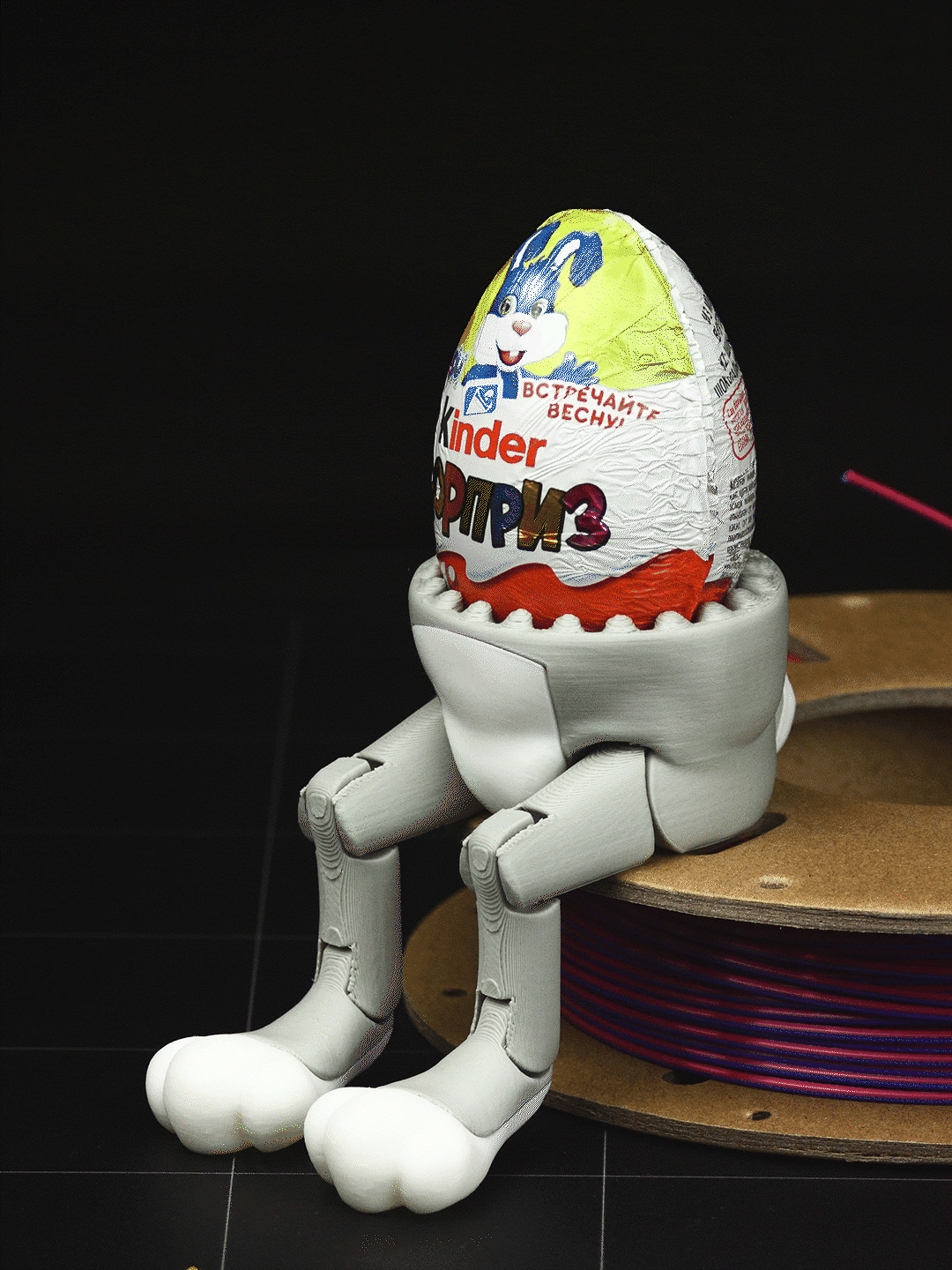 Egg Bunny Buddy 3d model
