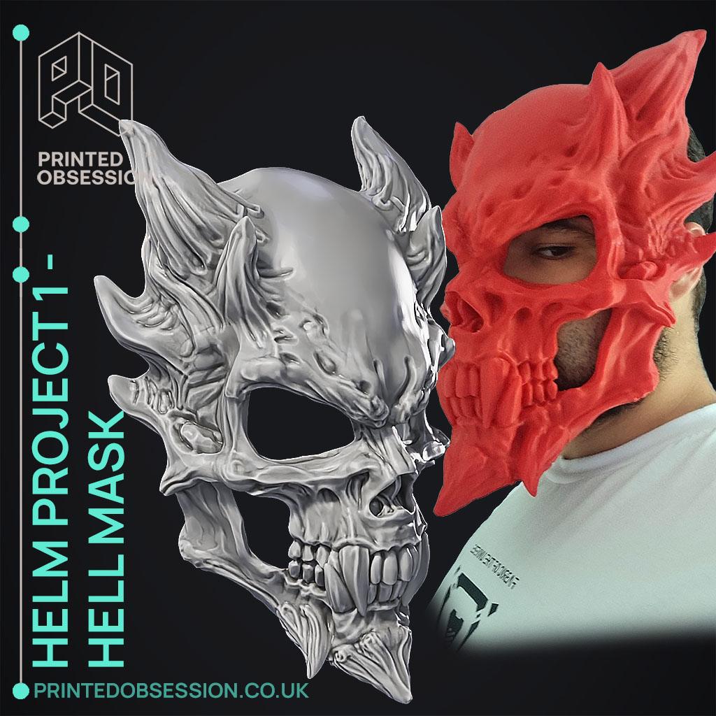Hell Mask  3d model