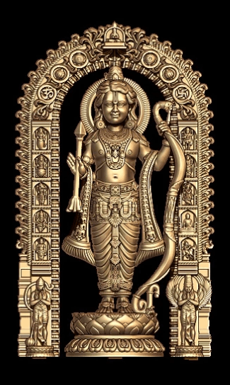Ram Lalla Murti 3D Model 3d model