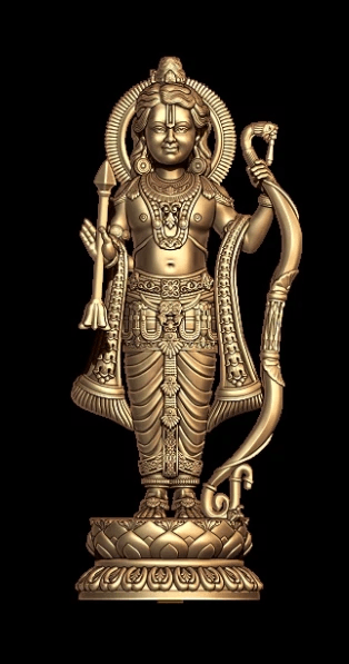 Ram Lalla Murti 3D Model 3d model
