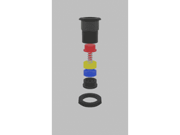 Working panel mount momentary switch free 3D print model 3d model