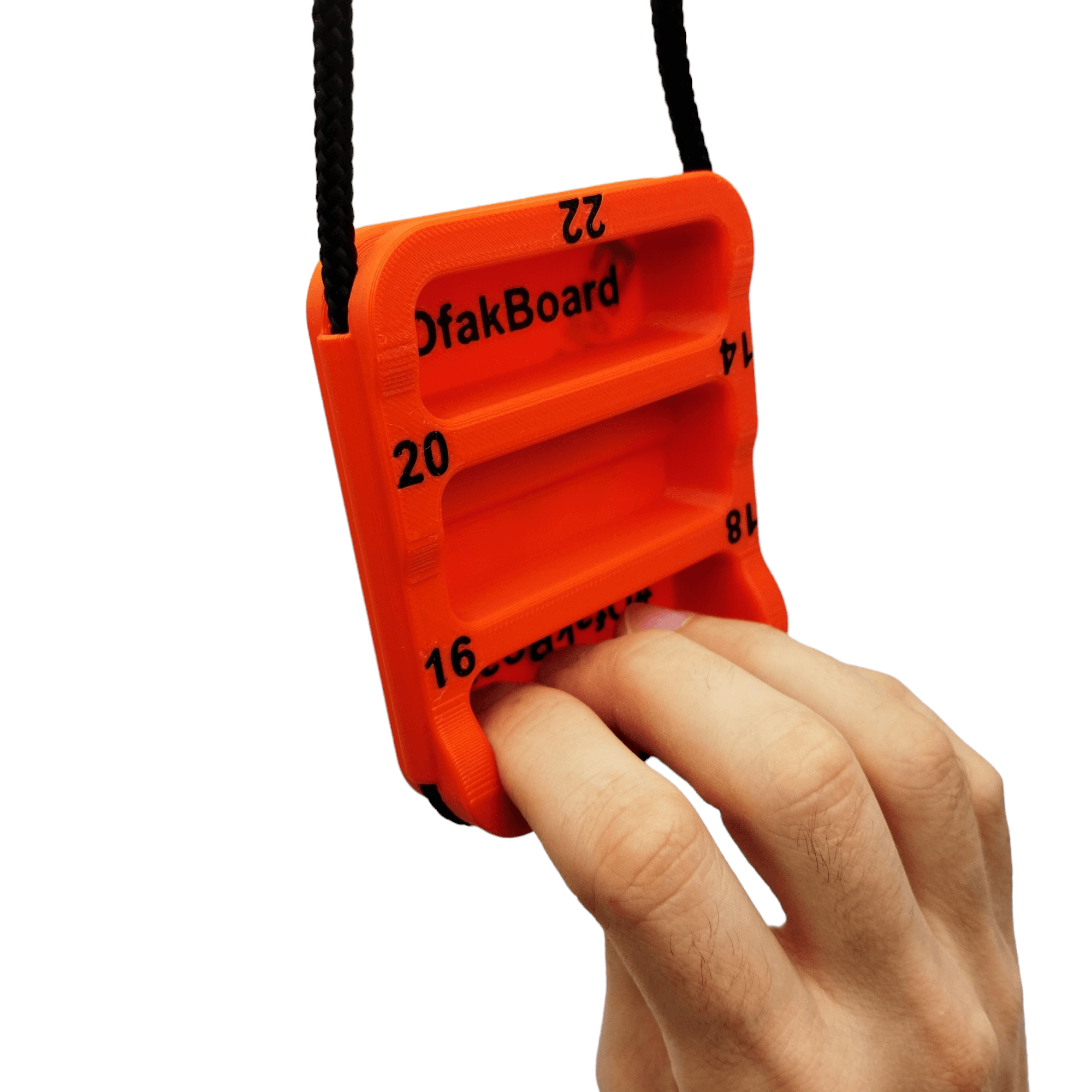 Portable Climbing Hangboard 3d model