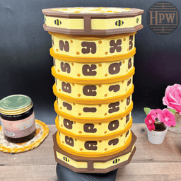 Honeycomb Lockbox 3d model