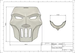 Casey Jones Mask (TMNT) 3d model