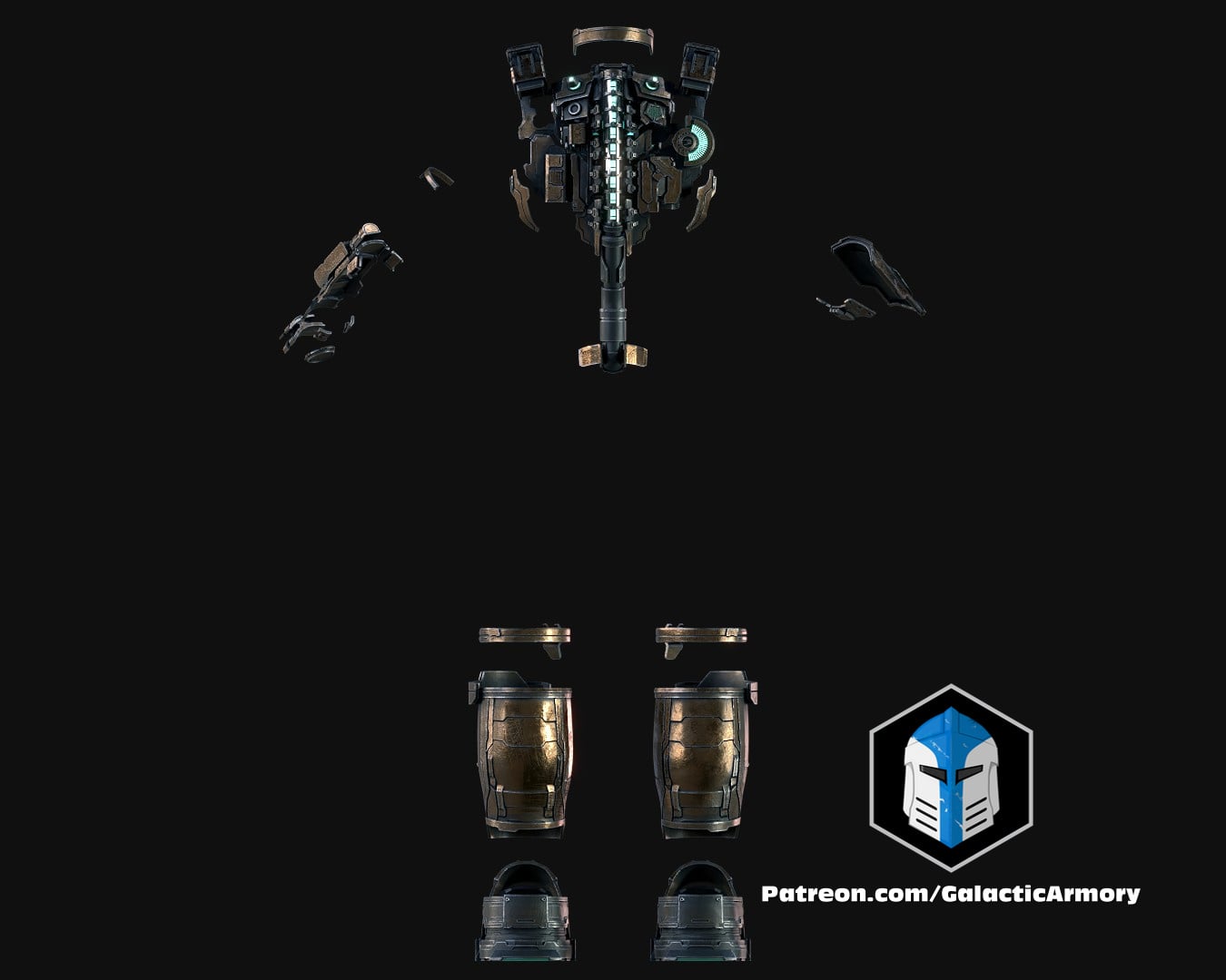 Isaac Clarke Level 1 Engineer Armor - 3D Print Files 3d model