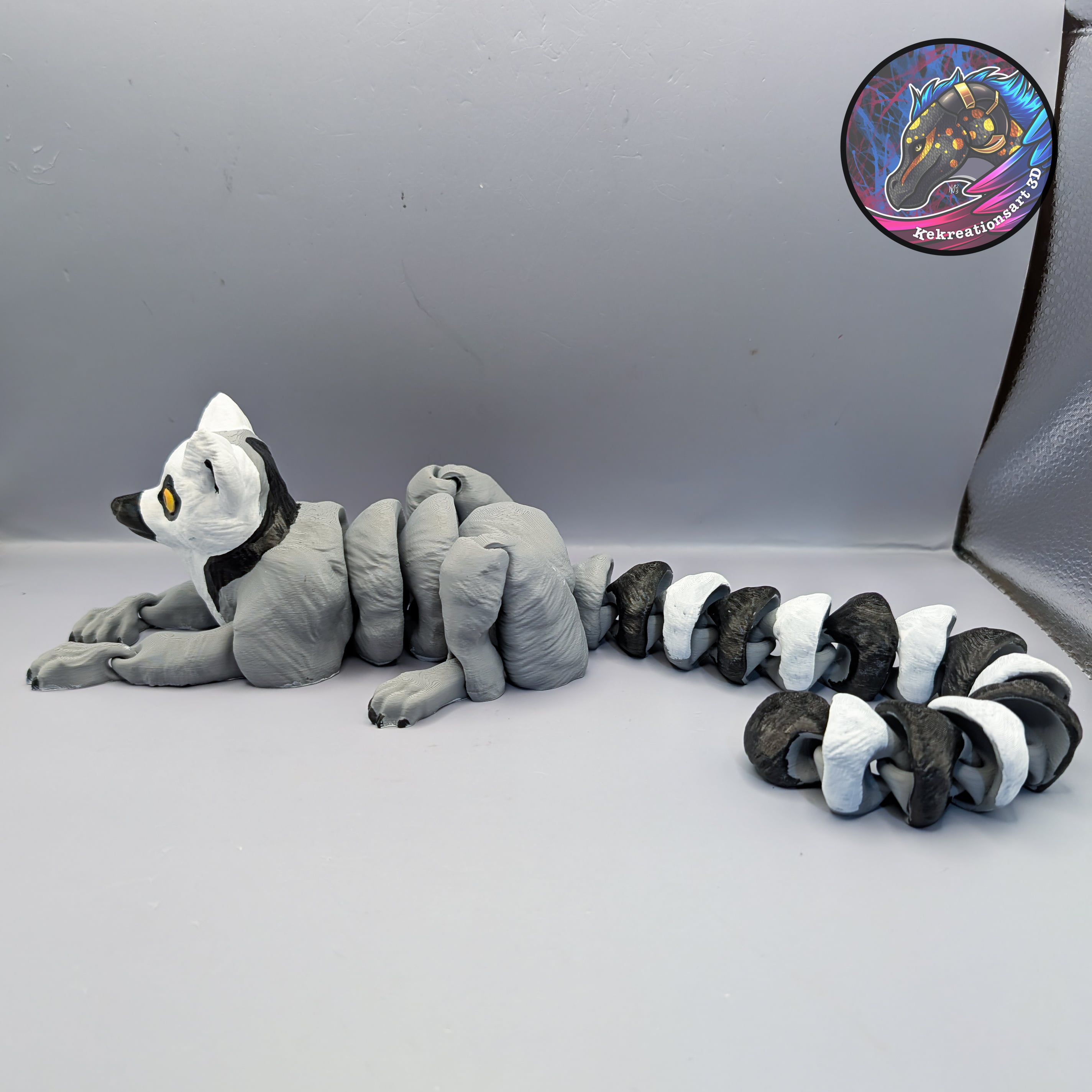 flexi ring tailed lemur 3d model