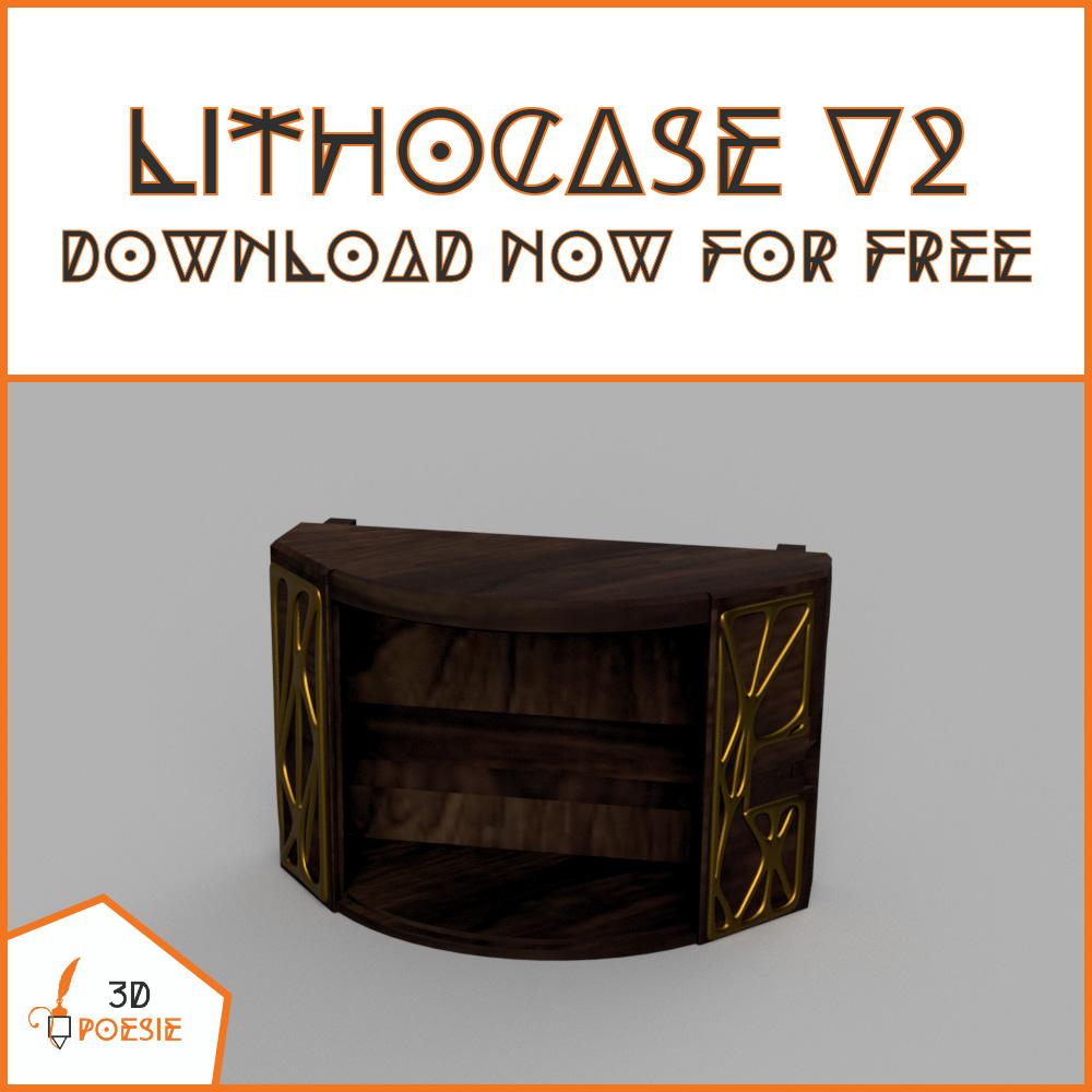 Lithocase V2 - Lithophane Lamp by 3D Poesie 3d model