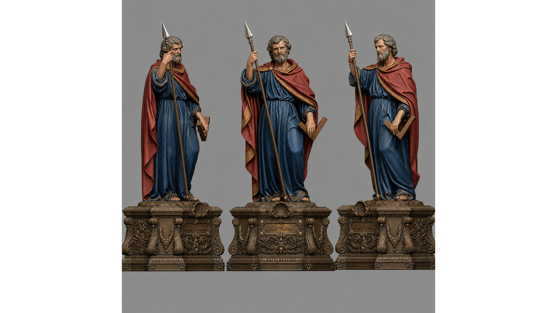 Saint Thomas 3D Scanning STL Printable 3d model