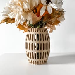 The Havas Vase, Modern and Unique Home Decor for Dried and Preserved Flower Arrangement | STL Fil 3d model