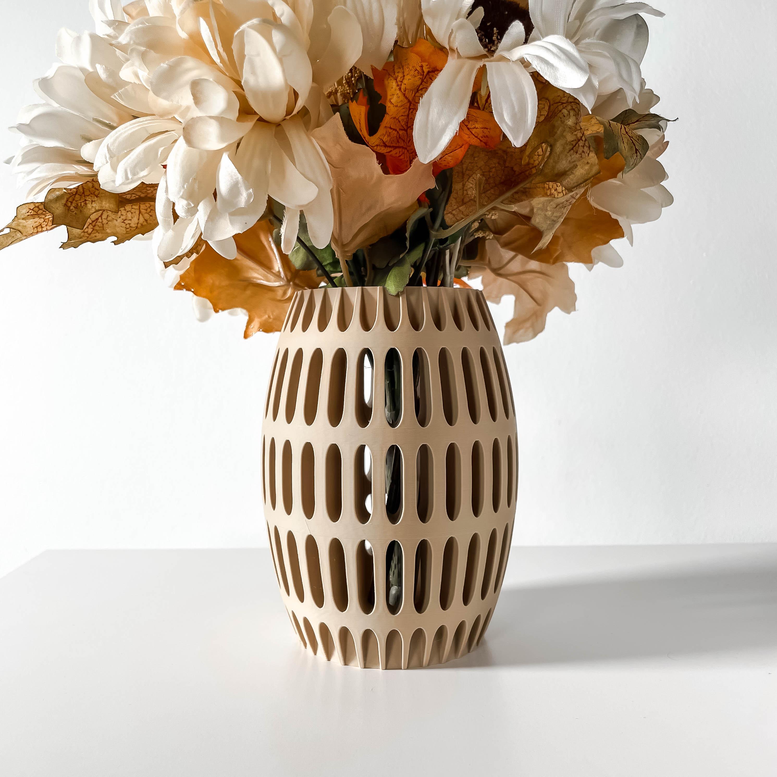 The Havas Vase, Modern and Unique Home Decor for Dried and Preserved Flower Arrangement  | STL Fil 3d model