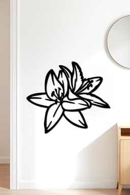 Orchid Wall Art, Wall Decor, Home Decor 3d model