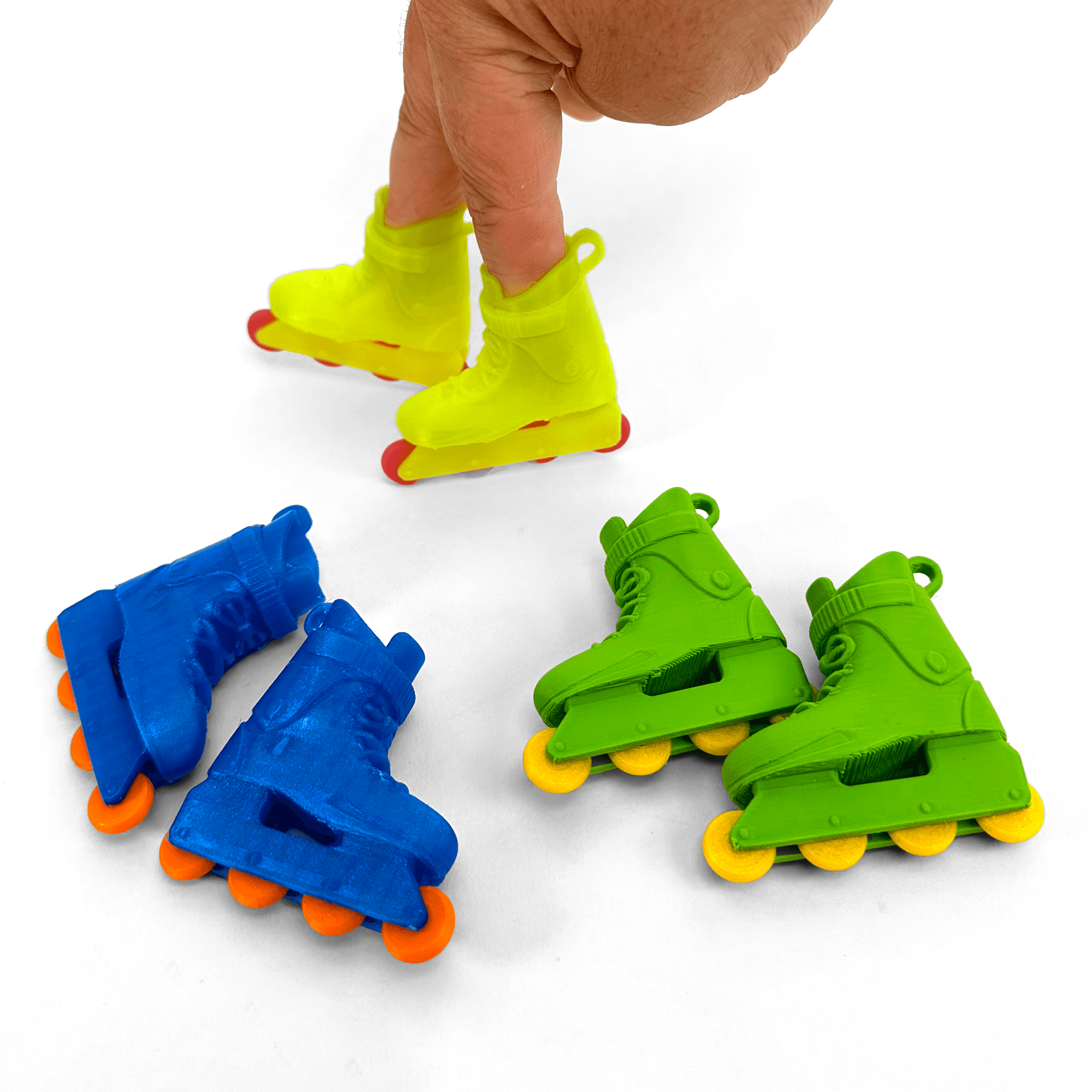 Barbie Inspired Inline Finger Skates 3d model