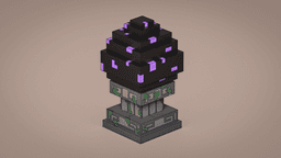 Ender Dragon Egg + 3 Stands 3d model