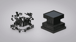 Ender Dragon Egg + 3 Stands 3d model