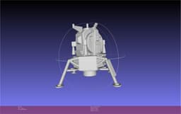 Apollo LM Lander Printable Board Game Scale Space Race Micro Miniature 3d model