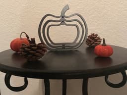 Fall/Halloween Spinning Pumpkin Decoration 3d model