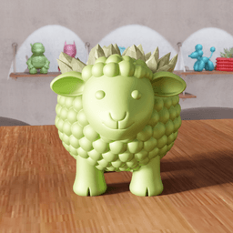 Sheep Planter and Multi-Purpose Organizer 3d model