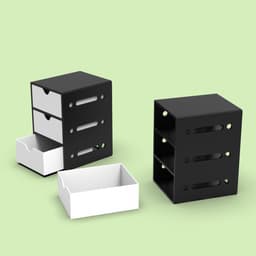 Drawer Desk Organizer, 3 Parts Organizer, Desk and Office Organization, Desk - Desktop - Personal 3d model