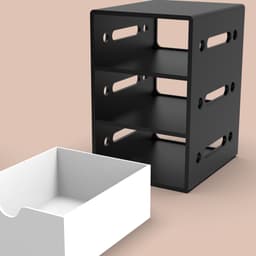Drawer Desk Organizer, 3 Parts Organizer, Desk and Office Organization, Desk - Desktop - Personal 3d model